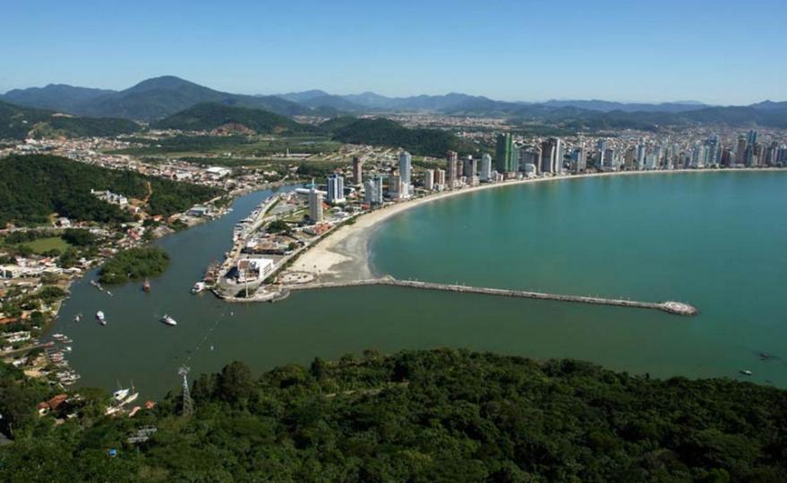 Férias incríveis vista mar Balneário Camboriú Balneario Camboriu Exterior foto
